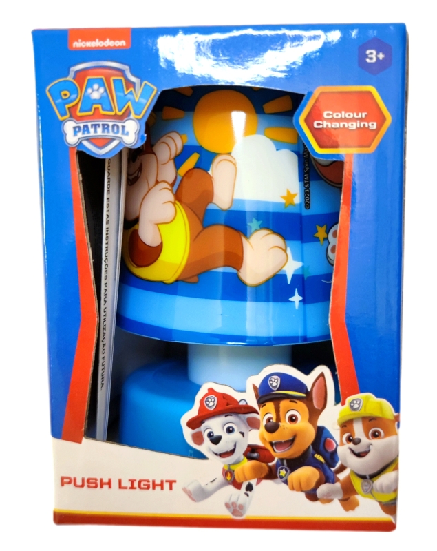 Nachtlicht von Paw Patrol mit Farbwechsel.